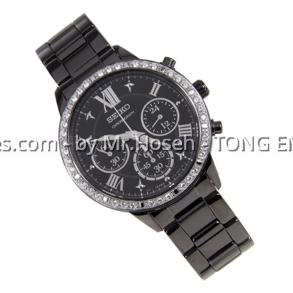 SEIKO CRYSTAL BEZEL LADIES CHRONOGRAPH SRW844P1 SEIKO CRYSTAL BEZEL LADIES CHRONOGRAPH SRW844P1