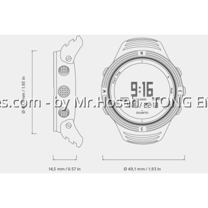 [CLEAR STOCK-100% ORIGINAL] SUUNTO CORE Light Green