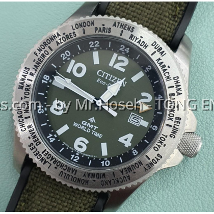 Citizen Promaster Eco-Drive World Timer GMT  BJ7100-23X