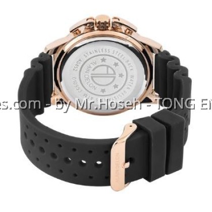 ALAIN DELON MEN CHRONOGRAPH RUBBER STRAP AD452-1532C ALAIN DELON MEN CHRONOGRAPH RUBBER STRAP AD452-1532C