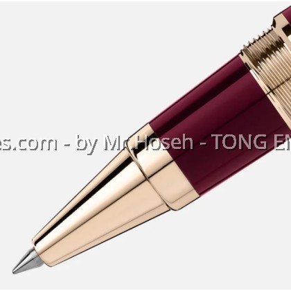 MONTBLANC GREAT CHARACTER SPECIAL EDITION JOHN F. KENNEDY BURGUNDY ROLLERBALL PEN 118082