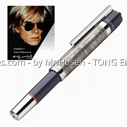 MONTBLANC GREAT CHARACTER SPECIAL EDITION ANDY WARHOL ROLLERBALL PEN 112717