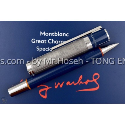 MONTBLANC GREAT CHARACTER SPECIAL EDITION ANDY WARHOL ROLLERBALL PEN 112717
