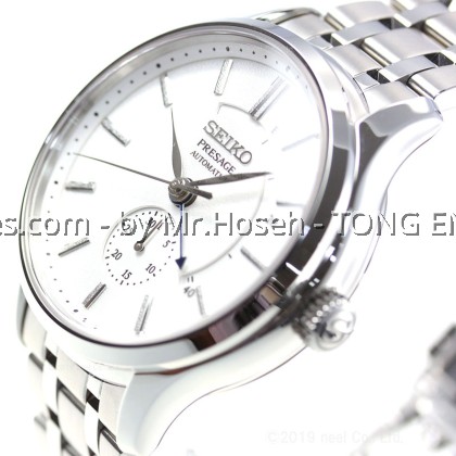 SEIKO PRESAGE ZEN GARDEN POWER RESERVE INDICATOR SAPPHIRE AUTOMATIC WHITE SSA395J1