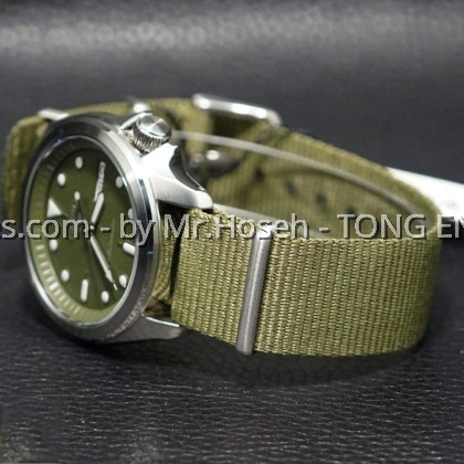 SEIKO 5 SPORT NEW SUPERMAN 5KX NATO KHAKI GREEN AUTOMATIC SRPE65K1