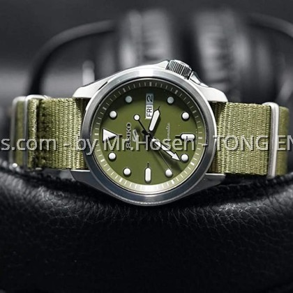 SEIKO 5 SPORT NEW SUPERMAN 5KX NATO KHAKI GREEN AUTOMATIC SRPE65K1