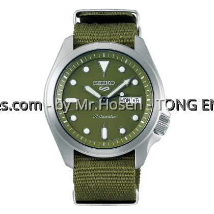SEIKO 5 SPORT NEW SUPERMAN 5KX NATO KHAKI GREEN AUTOMATIC SRPE65K1