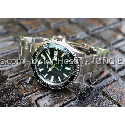 ORIENT GREEN KAMASU MAKO III DIVER AUTOMATIC RA-AA0004E