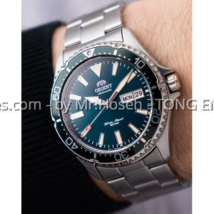 ORIENT GREEN KAMASU MAKO III DIVER AUTOMATIC RA-AA0004E