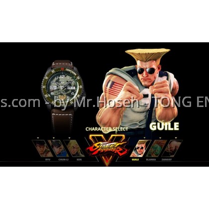 Seiko 5 Sport Superman Street Fighter Indestructible Fortress Guile SRPF21K1 Limited Edition Seiko 5 Sport Superman Street Fighter Indestructible Fortress Guile SRPF21K1 Limited Edition