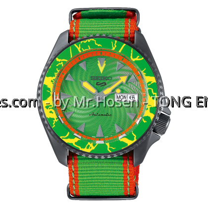 Seiko 5 Sport Superman Street Fighter Call of the Wild Blanka SRPF23K1 Limited Edition Seiko 5 Sport Superman Street Fighter Call of the Wild Blanka SRPF23K1 Limited Edition