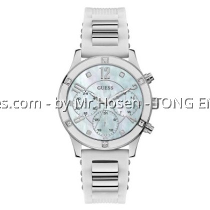 GUESS SPORT CRYSTAL DAY DATE MID SIZE LADIES W1234L1 GUESS SPORT CRYSTAL DAY DATE MID SIZE LADIES W1234L1