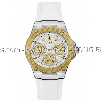 GUESS SPORT WHITE GOLD BOY SIZE LADIES W1094L1 GUESS SPORT WHITE GOLD BOY SIZE LADIES W1094L1