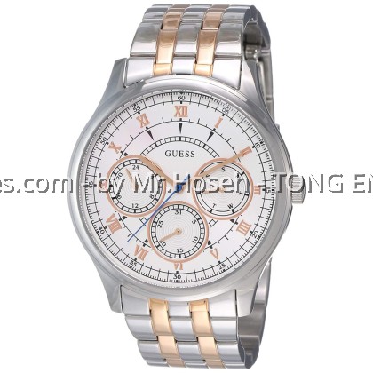 GUESS TWO TONE DAY DATE GENTS W1180G1 GUESS TWO TONE DAY DATE GENTS W1180G1