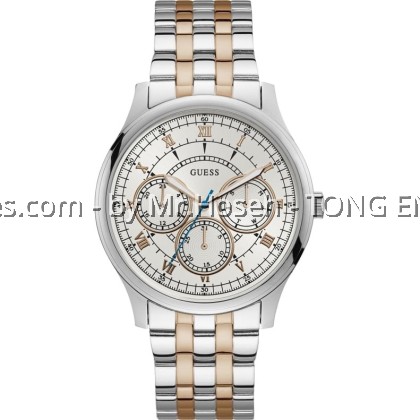 GUESS TWO TONE DAY DATE GENTS W1180G1 GUESS TWO TONE DAY DATE GENTS W1180G1