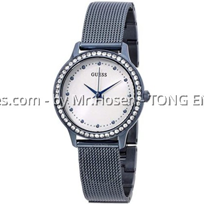GUESS CRYSTAL BLUE MILANESE LADIES W0647L4 GUESS CRYSTAL BLUE MILANESE LADIES W0647L4