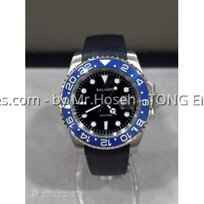 Balmer Sport Diver GMT Blue Black C8133G SS-45