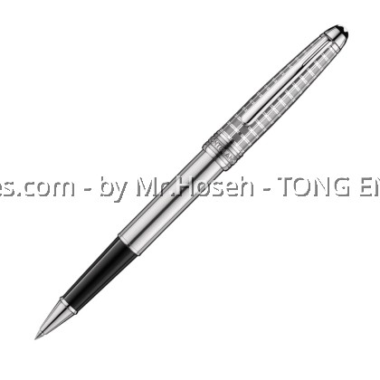 Montblanc Meisterstuck Solitaire Stainless Steel II Rollerball Pen 9945 / 23863
