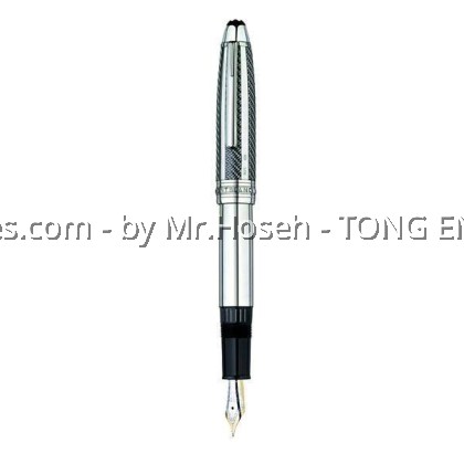 Montblanc Meisterstuck Solitaire Silver Fibre Guilloche Special Edition Fountain Pen 35992