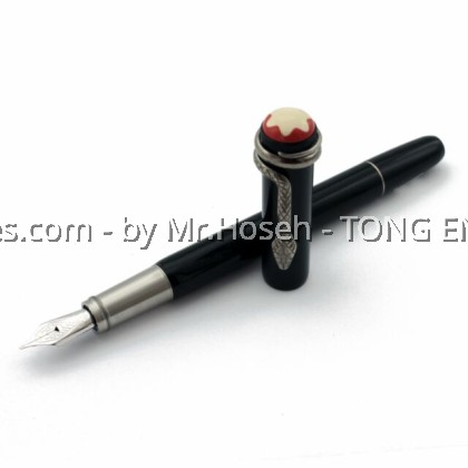 Montblanc Heritage Collection Rouge Et Noir Special Edition Fountain Pen 114722 Montblanc Heritage Collection Rouge Et Noir Special Edition Fountain Pen 114722
