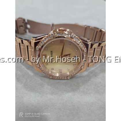 Balmer Crystals Ladies 32MM Watch 8132M RG-1 