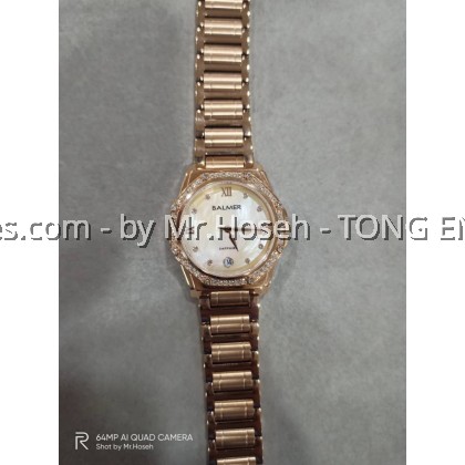 Balmer Crystals Ladies 32MM Watch 8132M RG-1 