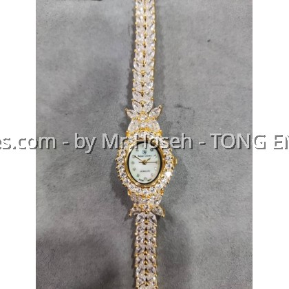 Royal Crown Crystal Bracelet Watch 2527B-GP-1M Royal Crown Crystal Bracelet Watch 2527B-GP-1M