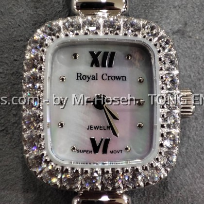 Royal Crown Crystal Bracelet Watch 1514B-SS-1M Royal Crown Crystal Bracelet Watch 1514B-SS-1M