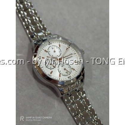 Balmer Multi-Hand Sweeping Second 35mm Bracelet Watch 9190L SS-1 Balmer Multi-Hand Sweeping Second 35mm Bracelet Watch 9190L SS-1