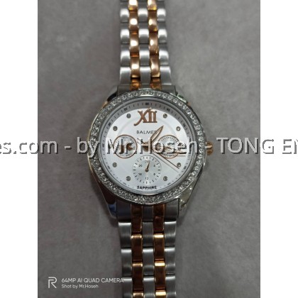 Balmer Multi-Hand Crystals Ladies 35mm Bracelet Watch 7973M RTT-18 Balmer Multi-Hand Crystals Ladies 35mm Bracelet Watch 7973M RTT-18