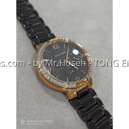 Balmer Multi-Hand Crystals Ladies 35mm Bracelet Watch 7943M BRG-4 Balmer Multi-Hand Crystals Ladies 35mm Bracelet Watch 7943M BRG-4