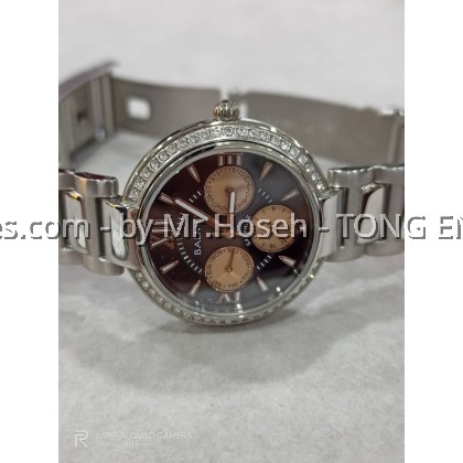 Balmer Multi-Hand Crystals Ladies 33mm Bracelet Watch 9117M SS-48A Balmer Multi-Hand Crystals Ladies 33mm Bracelet Watch 9117M SS-48A