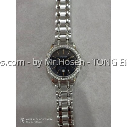 Balmer Crystals Ladies 30MM Watch 9135M SS 