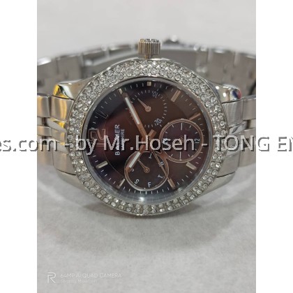 Balmer Multi-Hand Crystals Ladies 33mm Bracelet Watch 7858M SS-4 Balmer Multi-Hand Crystals Ladies 33mm Bracelet Watch 7858M SS-4