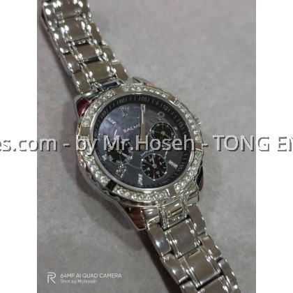 Balmer Multi-Hand Crystals Ladies 33mm Bracelet Watch 7798M SS-4 Balmer Multi-Hand Crystals Ladies 33mm Bracelet Watch 7798M SS-4
