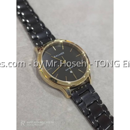 Balmer Simple Quartz Ladies 34mm 9166M BK/GP-4