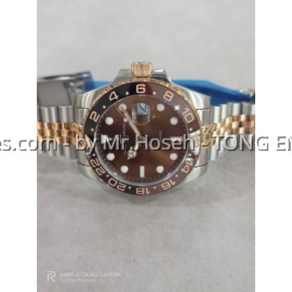 Carlo Cardini GMT Swiss Quartz 40mm Men Watch 910G-RG-SS-9