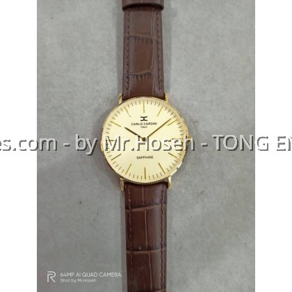 Carlo Cardini Thin Minimalist Swiss Quartz 40mm Men Watch 300G-SIR-GP-2 Carlo Cardini Thin Minimalist Swiss Quartz 40mm Men Watch 300G-SIR-GP-2