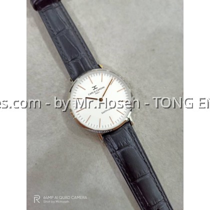 Carlo Cardini Thin Minimalist Swiss Quartz 36mm Medium Watch 300L-SIR-SS-1 Carlo Cardini Thin Minimalist Swiss Quartz 36mm Medium Watch 300L-SIR-SS-1