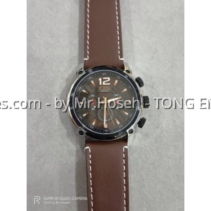 Carlo Cardini Swiss Chronograph Quartz 47mm Men Watch 052G-SIR-SS9