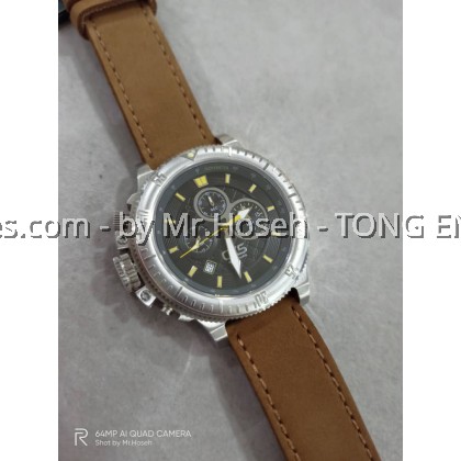 Carlo Cardini Swiss Chronograph Quartz 49mm Men Watch 004G-SS-4