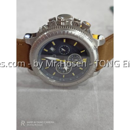 Carlo Cardini Swiss Chronograph Quartz 49mm Men Watch 004G-SS-4