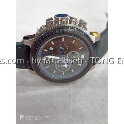 Carlo Cardini Swiss Chronograph Quartz 49mm Men Watch 004G-SS-44