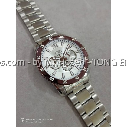 Carlo Cardini Swiss Chronograph Quartz 47mm Men Watch 050G-SS-1 Carlo Cardini Swiss Chronograph Quartz 47mm Men Watch 050G-SS-1