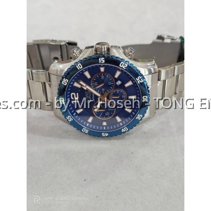 Carlo Cardini Swiss Chronograph Quartz 47mm Men Watch 050G-SS-5