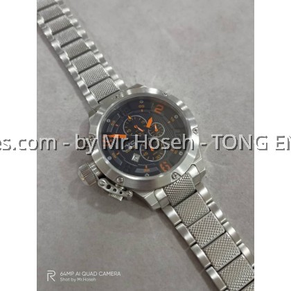 Carlo Cardini Swiss Chronograph Quartz 48mm Men Watch 001G-SS-4 Carlo Cardini Swiss Chronograph Quartz 48mm Men Watch 001G-SS-4