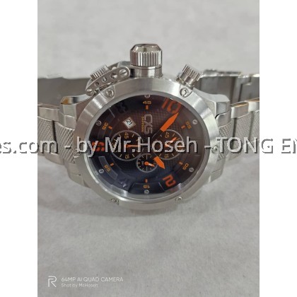 Carlo Cardini Swiss Chronograph Quartz 48mm Men Watch 001G-SS-4 Carlo Cardini Swiss Chronograph Quartz 48mm Men Watch 001G-SS-4