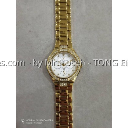Carlo Cardini Crystals Multi-Hand Swiss Quartz 36mm Ladies Watch 3030L-GP-1 Carlo Cardini Crystals Multi-Hand Swiss Quartz 36mm Ladies Watch 3030L-GP-1