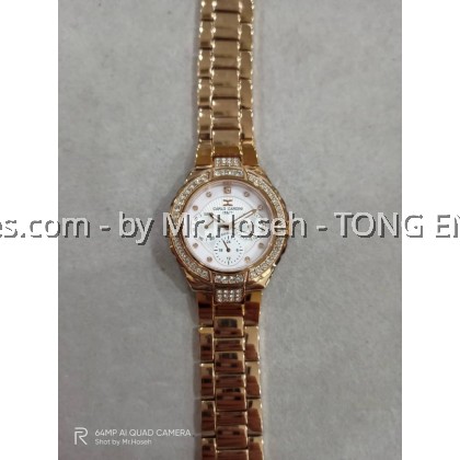 Carlo Cardini Crystals Multi-Hand Swiss Quartz 36mm Ladies Watch 3030L-RG-1 Carlo Cardini Crystals Multi-Hand Swiss Quartz 36mm Ladies Watch 3030L-RG-1