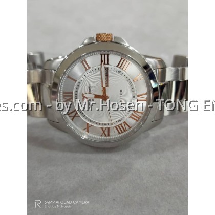 Carlo Cardini Day-Date Swiss Quartz 43mm Men Watch 4049G-SS-RGI-3 Carlo Cardini Day-Date Swiss Quartz 43mm Men Watch 4049G-SS-RGI-3
